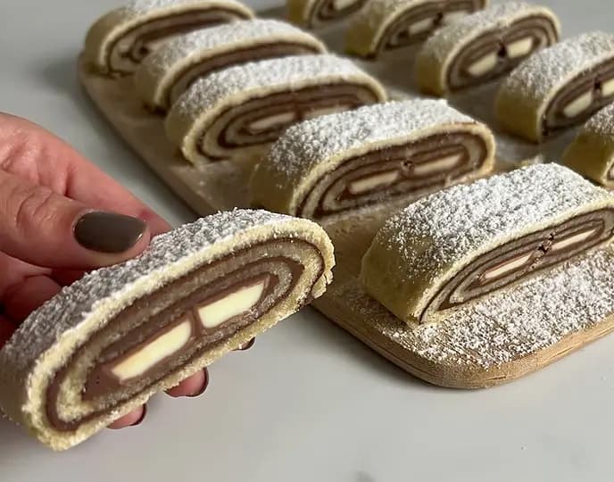 Rolled Pastries Chocolate & Kinder